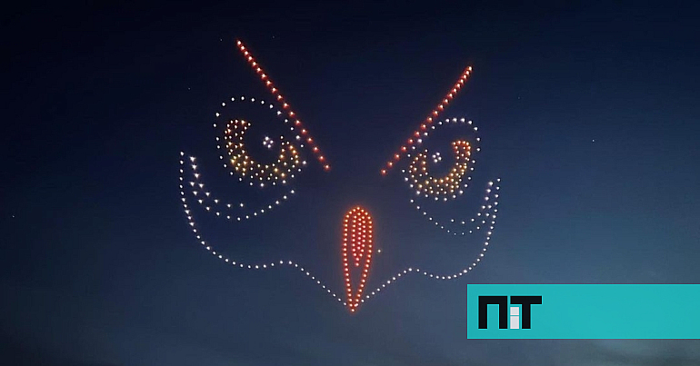 Stunning drone graphics that lit up the skies over Windsor and beyond NET
