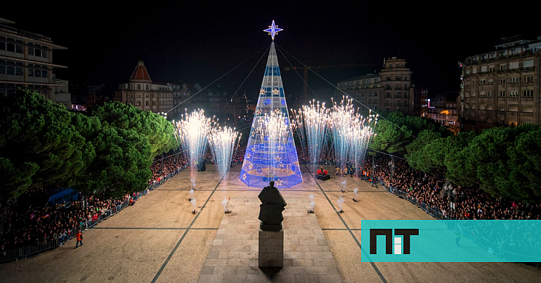 Aliados recebem árvore de Natal com 34 metros de altura – NiT