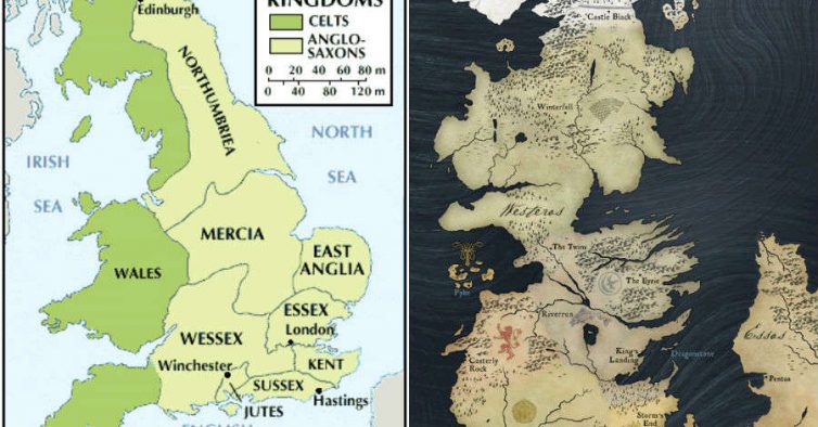 Os Sete Reinos E A Heptarquia Anglo Saxonica Nit