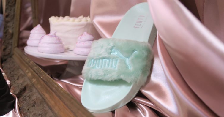 Chinelo puma fenty sales vinho