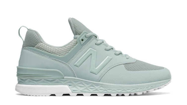 tenis new balance feminino verde agua