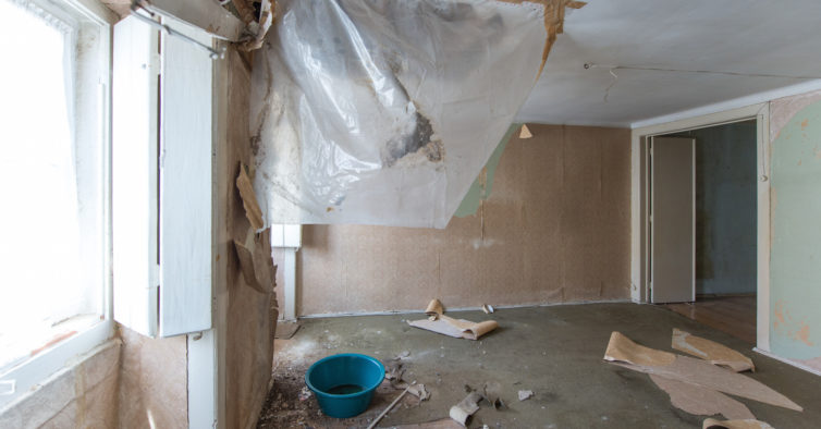 Antes e depois: era um T1 com o teto a pingar, agora é um apartamento moderno na Lapa