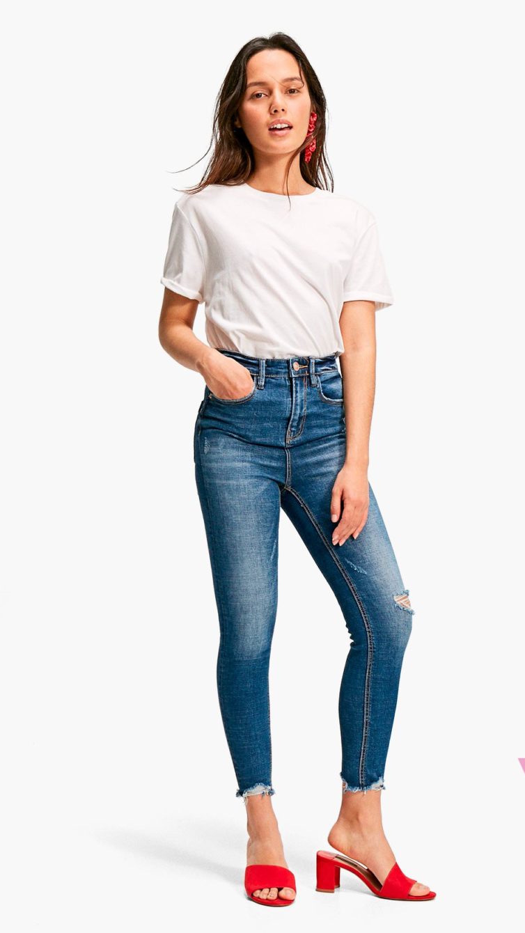 stradivarius petite denim