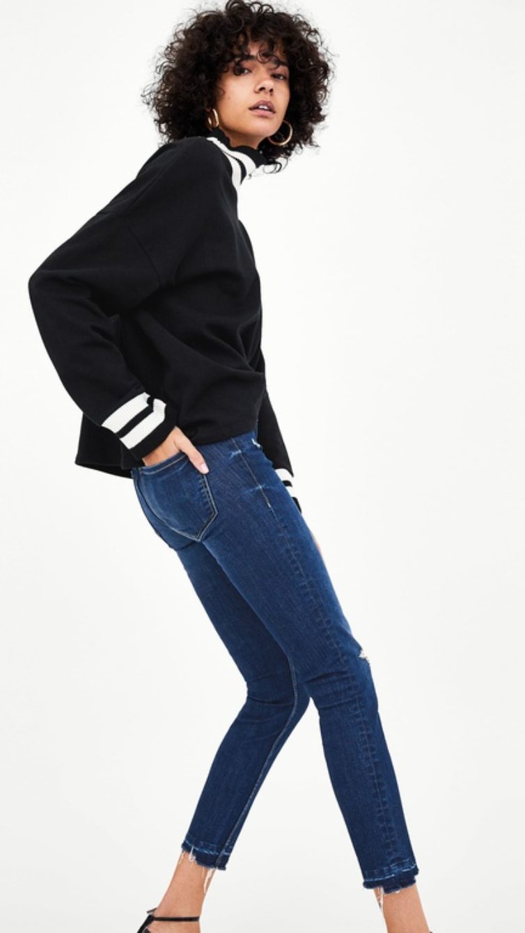 push up jeans zara