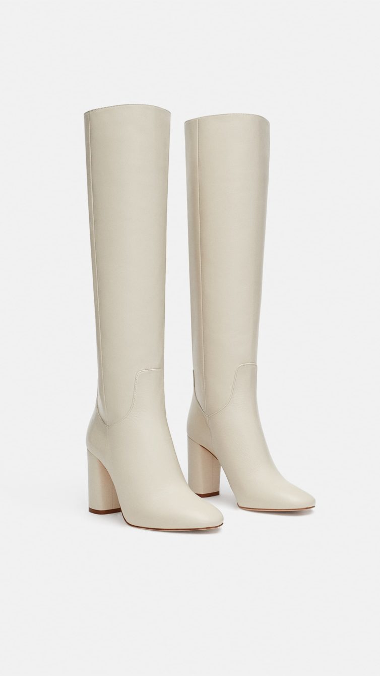 Zara botas sales cano alto