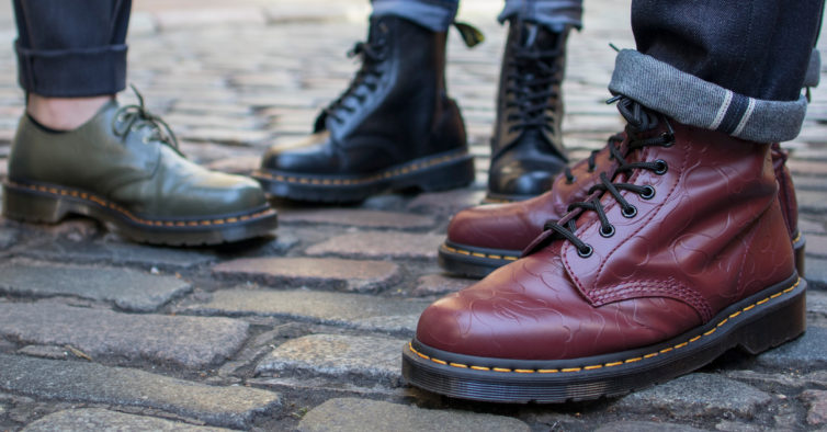 botas tipo doc martens