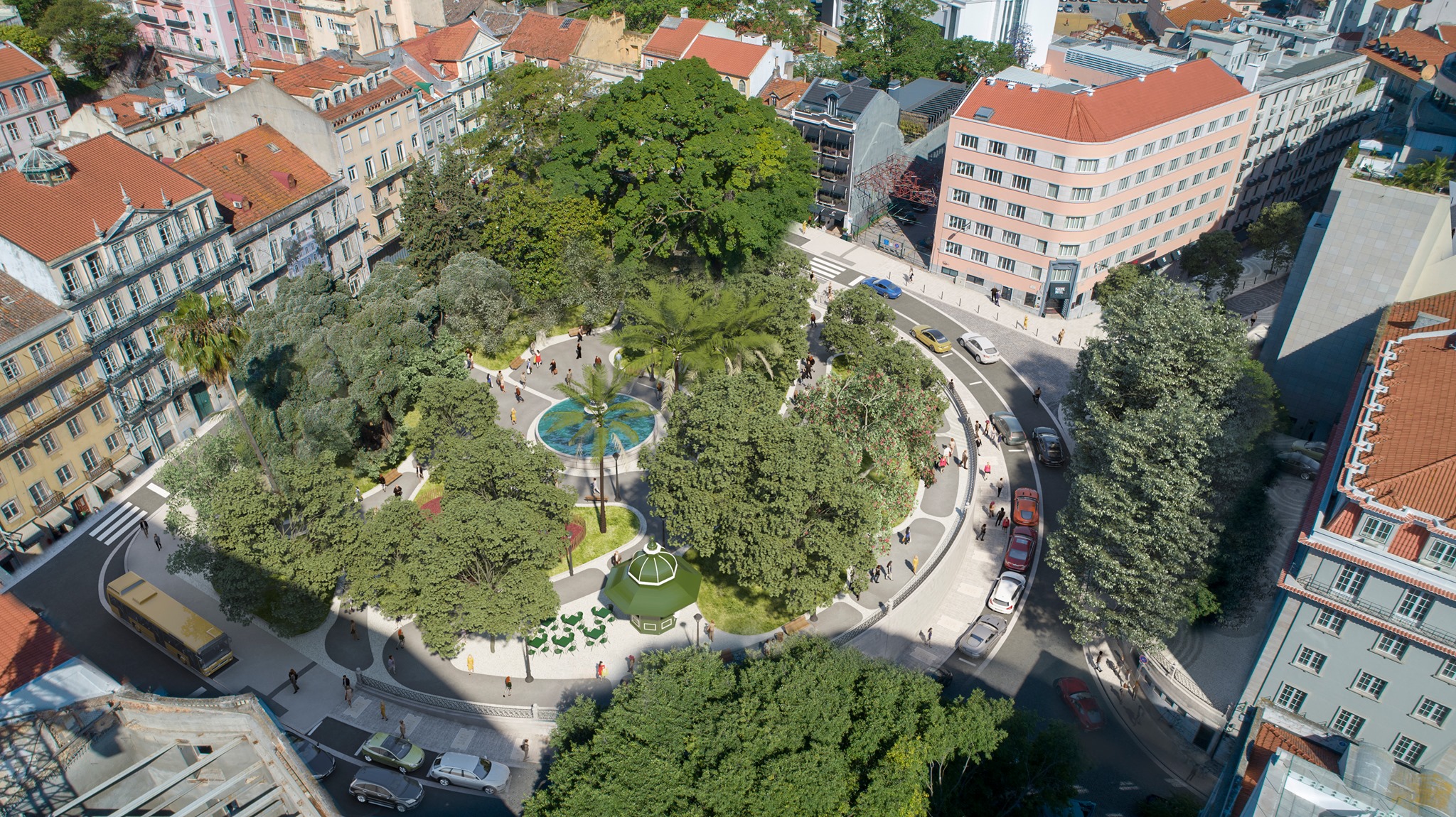 rusga, Media, Praça da Alegria