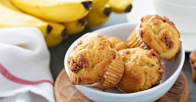 Muffins de banana