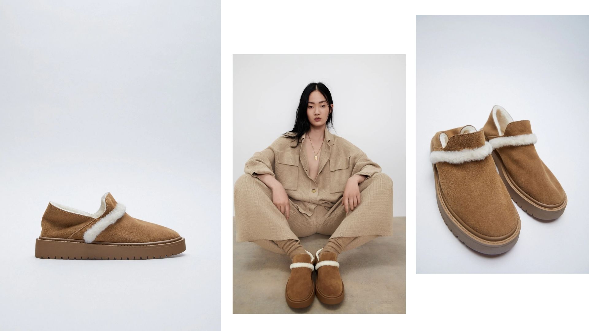 zara ugg boots