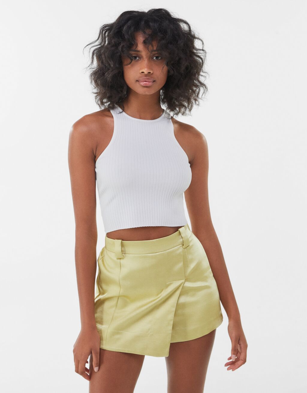 Saia calção bershka hot sale