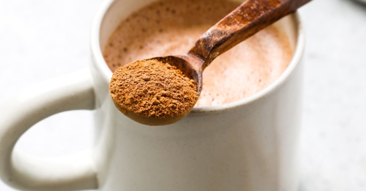 Chocolate quente fit