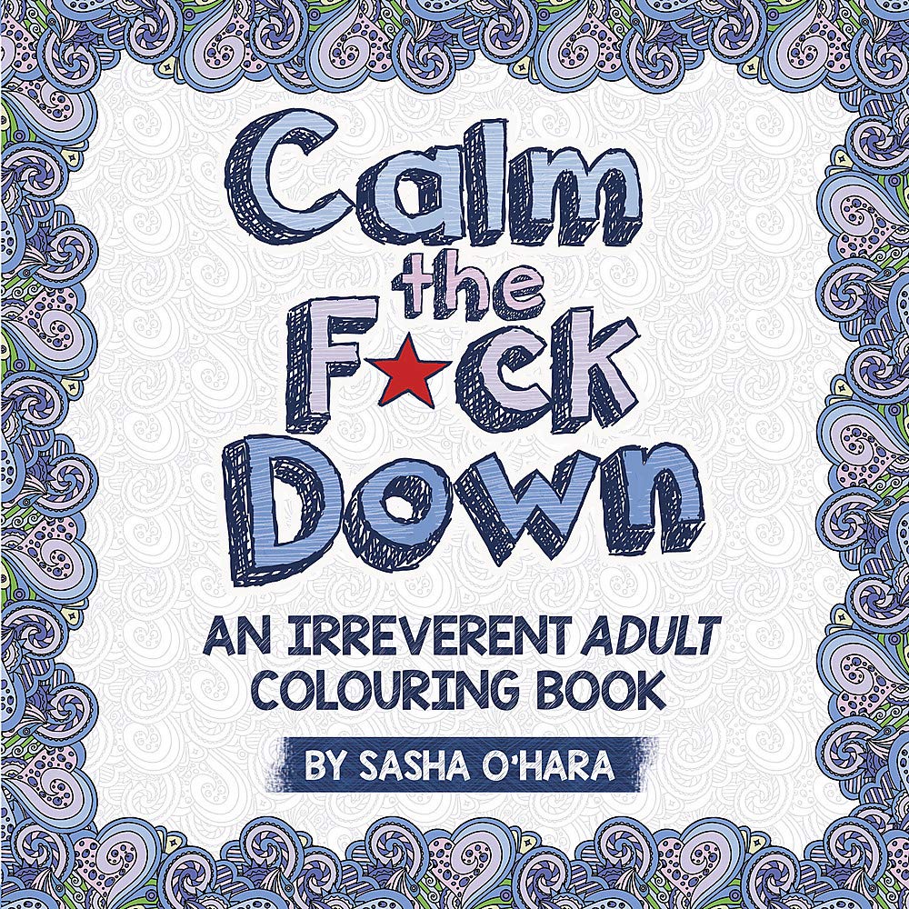 Livro para pintar Calm The F*ck Down