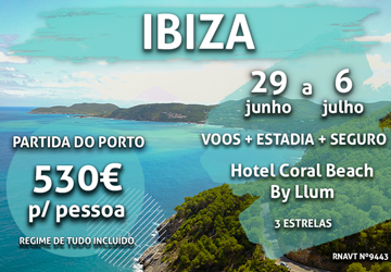Não é um sonho: este incrível programa tudo incluído para Ibiza custa mesmo 530€