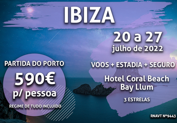 Temos uma sugestão para Ibiza por apenas 590€ (com tudo incluído)