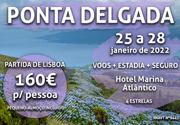 Última-chamada: Lisboa-Açores por apenas 160€ (com voo e hotel)