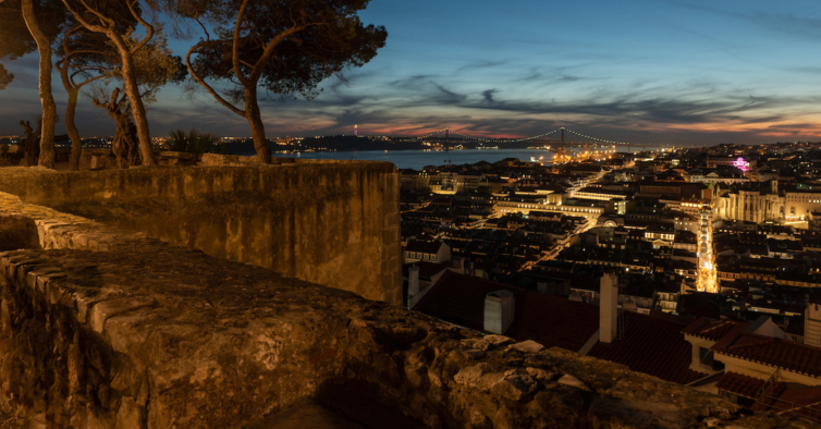 Castelo de São Jorge foi iluminado para parecer um “Sonho de Inverno”