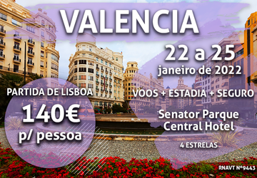 Não perca: 3 noites em Valência por apenas 140€ (com voo e hotel incluídos)