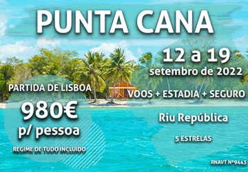 Last minute: uma semana em Punta Cana por 980€ por pessoa com tudo incluído