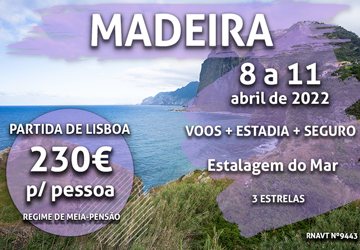 Esta maravilhosa viagem para a Madeira custa 230€ por pessoa