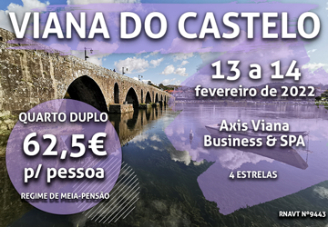 Esta escapadinha romântica para Viana do Castelo custa 125€ para duas pessoas