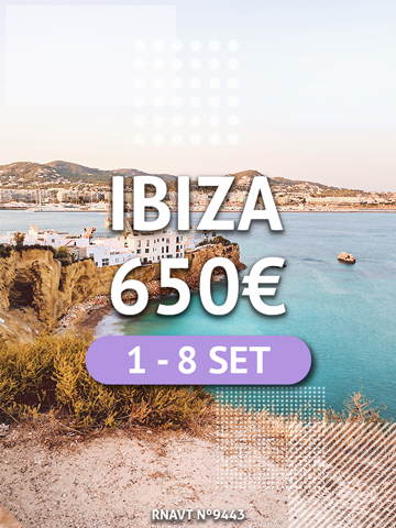 Não perca este programa para Ibiza por 650€ num hotel com vista para a praia