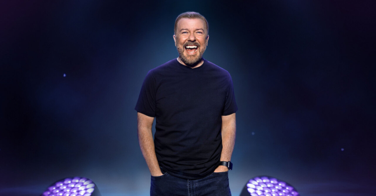 Ricky Gervais volta a enfurecer a comunidade trans no novíssimo especial na Netflix