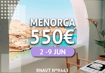 Alerta, fãs de praia: temos um programa incrível para Menorca por apenas 550€