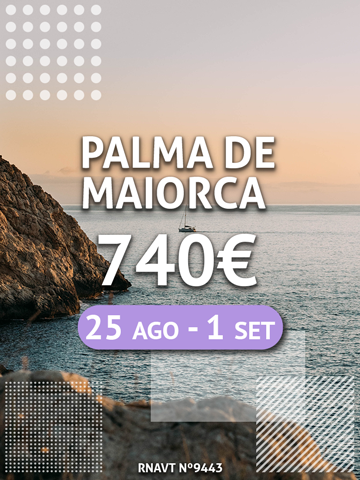 Este pacote leva-o até Palma de Maiorca por apenas 740€ (com voo e hotel)