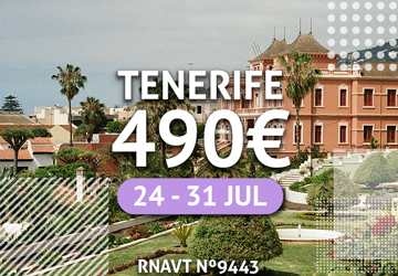 Last call: Lisboa-Tenerife por apenas 490€ (com voo e hotel)