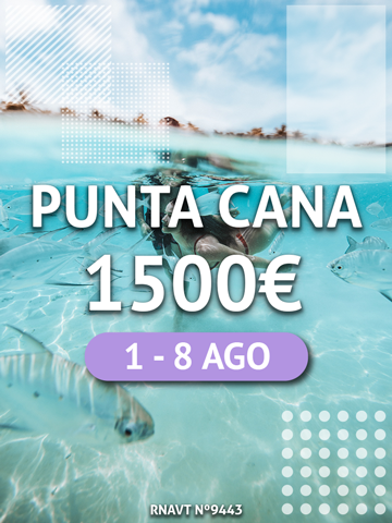 Temos mais um pacote tudo incluído para Punta Cana por apenas 1500€