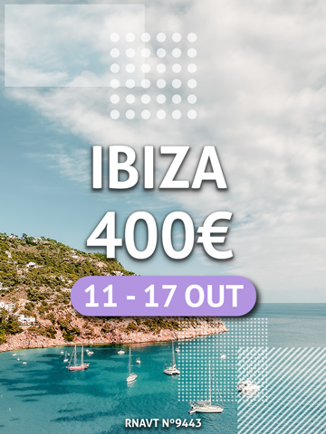 Não perca esta escapadinha em Ibiza por apenas 400€ com tudo incluído