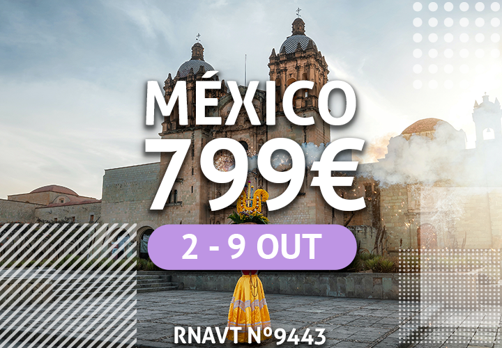 Temos mais um pacote de sonho no México por apenas 799€ com tudo incluído