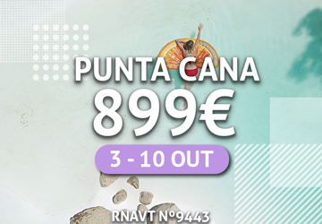 Este programa tudo incluído para Punta Cana custa 899€