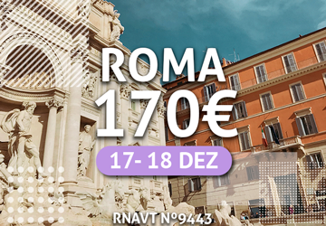 Chegou a oportunidade pela qual esperava: Lisboa – Roma por apenas 170 €