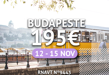 Oferta low-cost: 3 noites em Budapeste só custam 195€. Com voo e hotel