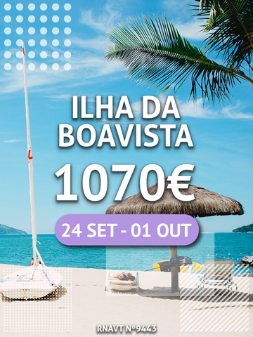 Aproveite estas férias na Ilha da Boavista por apenas 1070€ com tudo incluído