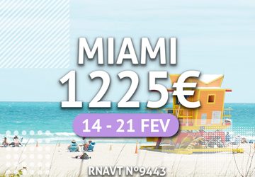 Temos uma sugestão imperdível para Miami por apenas 1225€