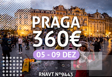 Esta viagem incrível para Praga só custa 360€ (com voo e hotel de 4 estrelas)