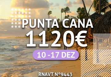 Última chamada: 7 noites em Punta Cana por 1120€ com tudo incluído