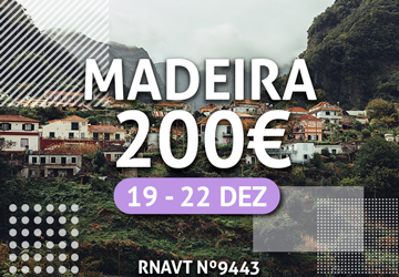 Last call: 3 noites na Madeira por apenas 200€ (com voo e hotel)