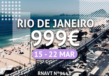 Oferta imperdível: uma semana no Brasil por 999€ (com voo e hotel)