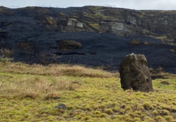 Incêndio na Ilha da Páscoa provocou “danos irreparáveis” nas icónicas estátuas de pedra