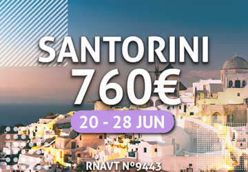 Última chamada: uma semana em Santorini por apenas 760€