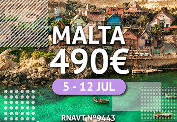 Imperdível: esta semana em Malta custa apenas 490€