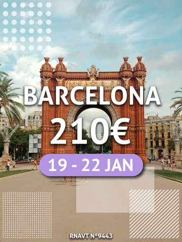 Temos um fim de semana em Barcelona por apenas 210€ (com pequeno-almoço)