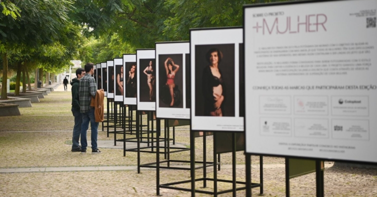 A exposição do projeto +Mulher já chegou ao Parque dos Poetas