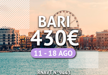 Pára tudo: esta semana em Bari custa apenas 430€ (com voo e hotel)