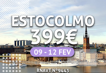 Aproveite: estas 3 noites em Estocolmo por apenas 399€ (com voo e hotel)