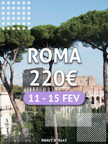 Está sem planos para o Dia dos Namorados? Temos uma viagem para Roma por 220€