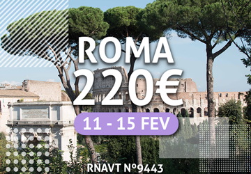 Está sem planos para o Dia dos Namorados? Temos uma viagem para Roma por 220€